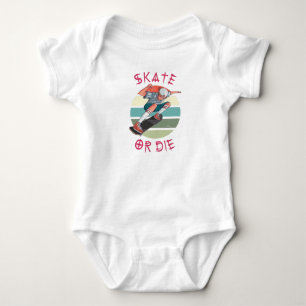 Body Skate ou meurs Skateboarder Boy