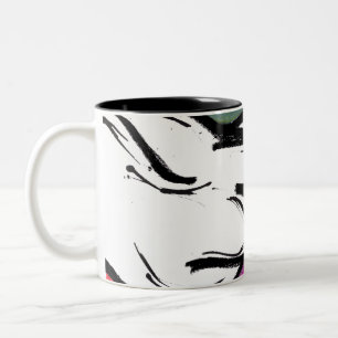 Body Sketch Two-Tone Coffee Mug