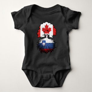 Body Slovénie Drapeau canadien slovène des racines d'ar