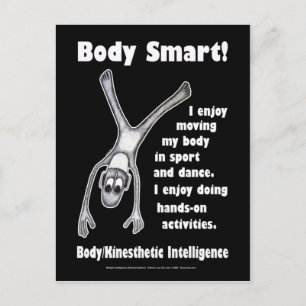 Body Smart - Blank Postcard