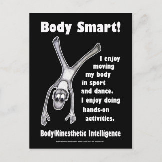 Body Smart - Blank Postcard