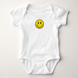 Body Smile Baby Happy Love Jaune Blanc Noir Emoji Fun