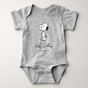 Body Snoopy d'arachides Bébé Bientôt