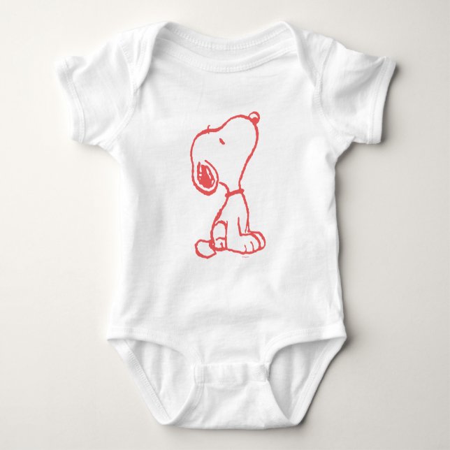Body Snoopy So Sweet Flower Pattern (Devant)