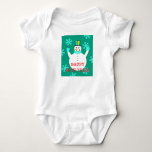 Body Snowman Joyeux New Year Baby Jersey Bodysuit