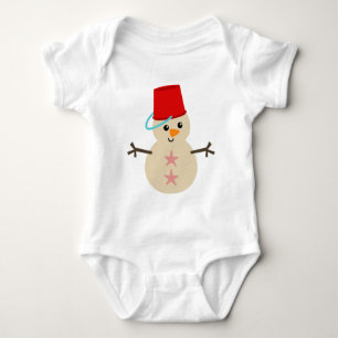 Body Snowman mignon fait de sable avec seau pour Casque