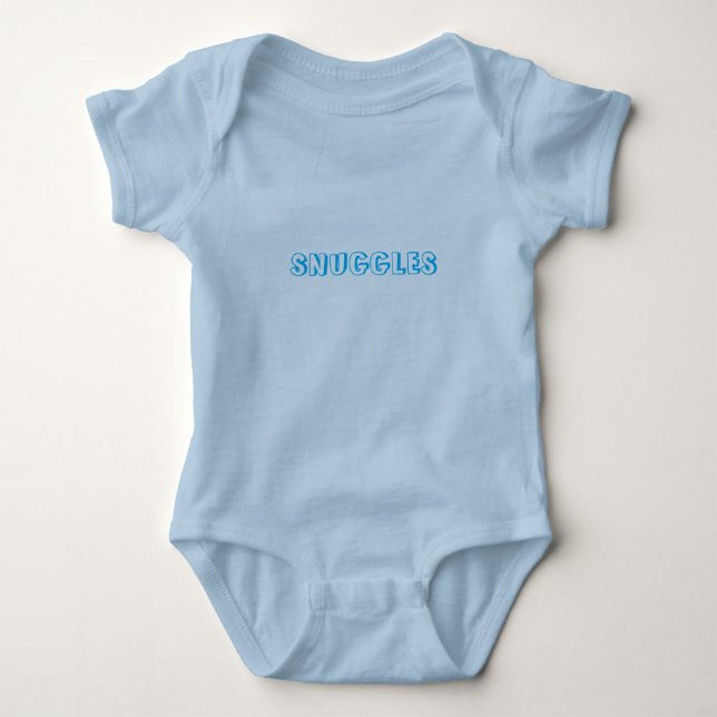 Body "Snuggings" bleu clair (Devant)