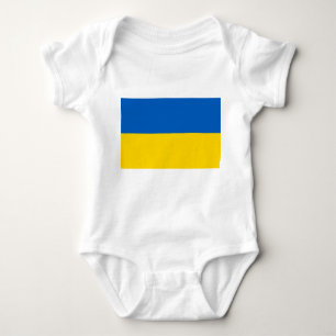Body Soin de bébé patriotique avec drapeau Ukraine
