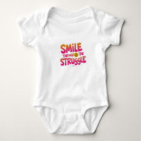 Sourire à travers la lutte T-Shirt – Inspirant