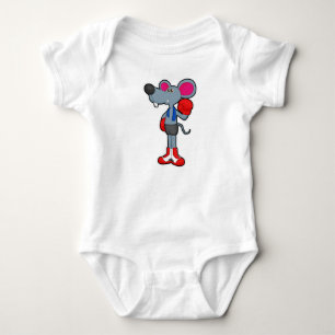 Body Souris à Boxing avec gants de Boxing