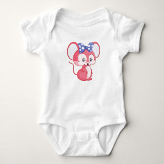 Body Souris adorable : T-shirt bébé avec conception de 