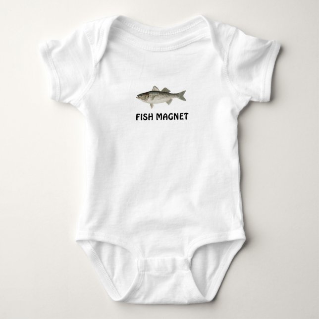 Body Sous-shirt bébé Fish Magnet (Devant)