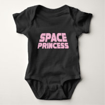 Space Princess - Costume bébé Jersey (Noir)