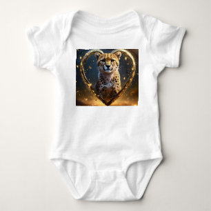 Body Sparkly Gold Cheetah Love,