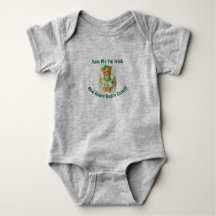 St. Patrick's Kiss Me Teddy Bear Bodysuit