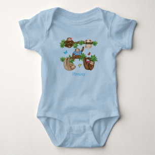 Body Stanley Sloth personnalisées couleur bleue