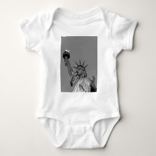 Body Statue noire et blanche de Liberty New York