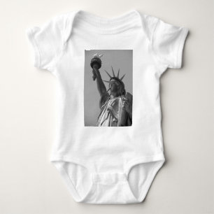Body Statue noire et blanche de Liberty New York