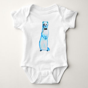 Body Stoat blanc Ermine Cute Ferret Lover Art