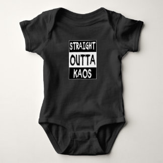 Body Straight Outta KAOS Baby one piece