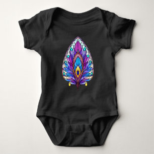 Body Style Art Nouveau Vitrage Peacock Plumes
