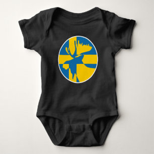 Body Suède Moose Suède Drapeau animal national suédois
