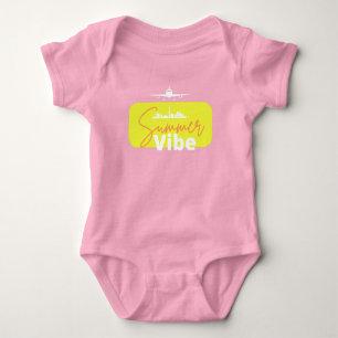 Body Summer Vibe mignonne rose coloré adorable petite f