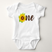 Sunflower Rustic Country 1er Anniversaire Fête Béb