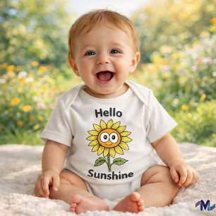 Body Sunshine dans un petit emballage Bodysuit pour béb