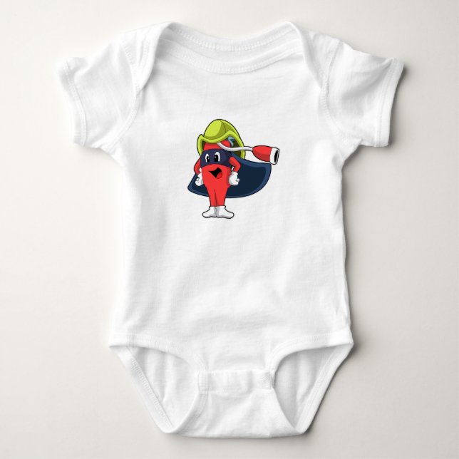 Body Superhero comme pompier (Devant)