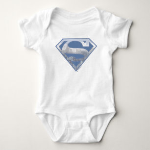 Body Superman S-Shield   Logo de la ville bleu clair