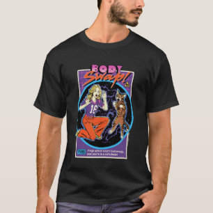 Body Swap VHS Retro Vintage Funny Adult Cat Humour T-Shirt