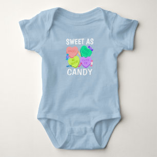 Body Sweet As Candy Saint Valentin Bodysuit pour bébé