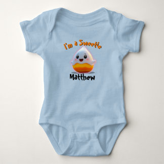 Body Sweet Baby Boy Candy Corn avec nom enfant