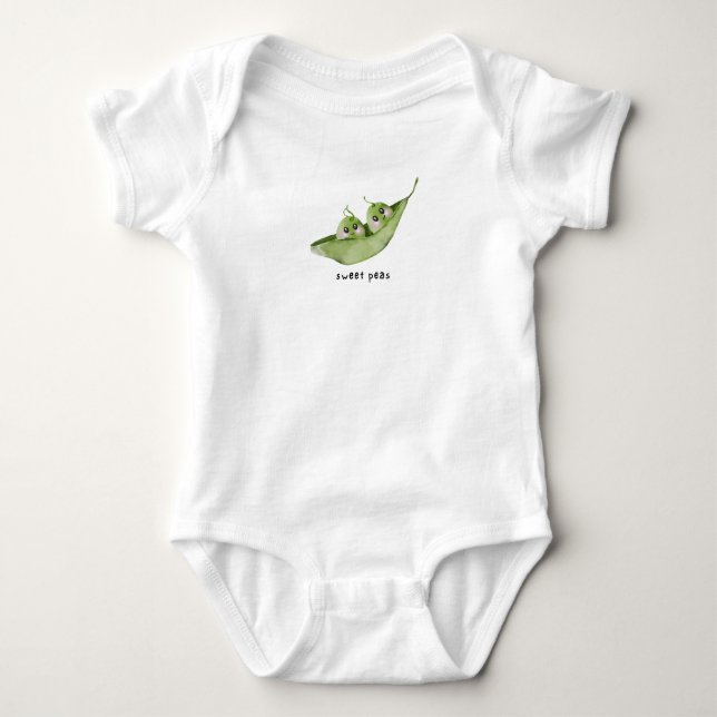 Body Sweet Peas Bodysues bébé (Devant)