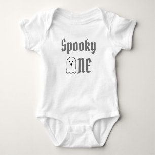 Body T-shirt bébé 1er anniversaire éffrayant