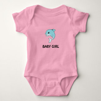 Body T-shirt bébé dauphin