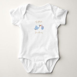 Body T-shirt bébé graphique créature bleue adorable - D