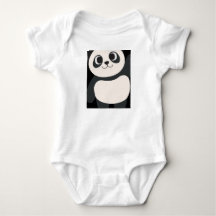 T-shirt bébé panda mignon 👶😇