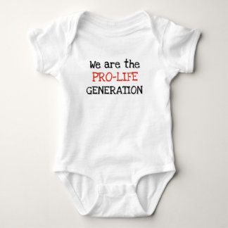Body T-shirt bébé Pro-Life