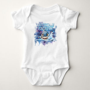 Body T-Shirt Bébé Requin Garçon Mignon Fintastique
