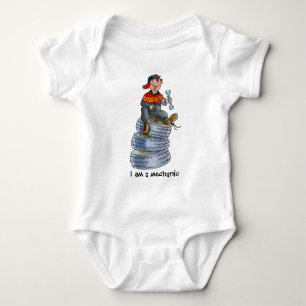 Body T-shirt de bébé de mécanicien de voiture