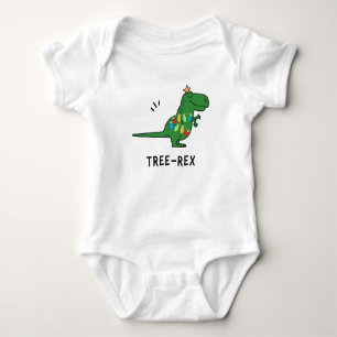 Body T-shirt de Noël Arbre-Rex drôle