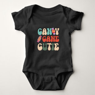 Body T-shirt de Noël Candy Cane Cutie