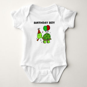 Body T-shirt de tortue d'anniversaire customisé