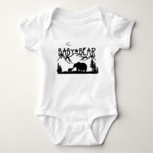 T-shirt d'extérieur d'ours de bébé grand