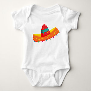 Body T-shirt du bébé Cinco de Mayo Sombrero