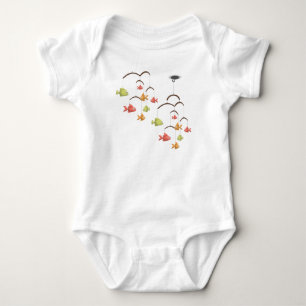 Body T-Shirt Enfant Jouet Poisson Suspendu