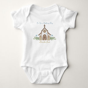 Body T-Shirt Feuilles d'Eucalyptus Église de Baptême