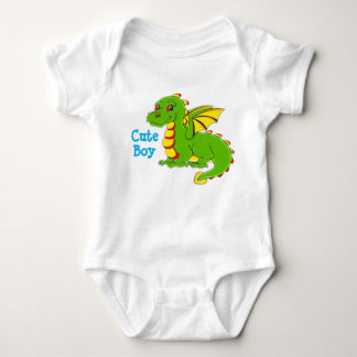 Body T-shirt garçon mignon avec image dragon Bébé Bodys